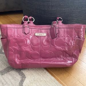 Coach leather bag